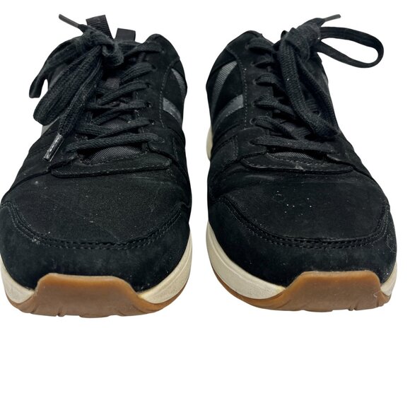 VIONIC BLACK LEATHER SNEAKERS WOMENS 7 ORTHOTIC ARCH SUPPORT CASUAL SHOES - Picture 5 of 16